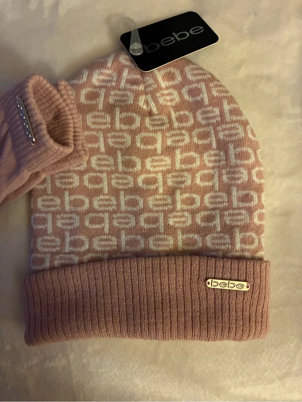 Bebe Hat & Glove Set